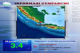 Terus galang donasi gempa sulawesi barat dan banjir kalimantan selatan (gml) kota metro salurkan bantuan. Lampung Utara Diguncang Gempa Bumi Bermagnitudo 4 1 Warga Diminta Tenang