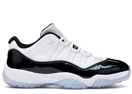 Black And White 11s Pre Owned Jordan 11 Retro Low Concord Ps In White Black Dark Concord Modesens Air Jordans Retro Jordan Shoes Girls Jordan 11