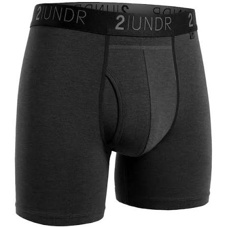 2UNDR Men's Swing Shift Solid Heathered Boxer Briefs | Worldwide Golf Shops