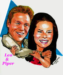 Leo and Piper Caricature