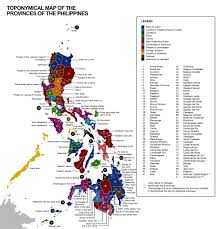 Toponymical Map Of The Provinces Of The Philippines 2447x2551 By Mattsdfgh Etymologymaps