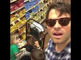 Misha Collins, West, Maison and Vicki Vantoch