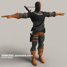 Free 3d Models Deathstroke Free Character 3d Model Details Are A Bit Off For Dcuo But A Great St Deathstroke Cosplay Free Characters Deathstroke Costume