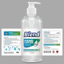 Hand Sanitizer Label Design Blend Product Packaging Contest 99designs