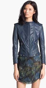 Pin On Blue Leather Jacket