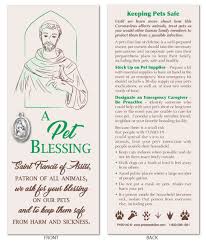 About this prayer for my pet, st. Prayer Bookmark With A Pet Blessing Prospect Hill Co