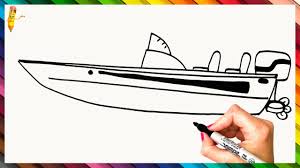 How To Draw A Speedboat Step By Step Speedboat Drawing Easy Youtube How submit your stuff in this group ? how to draw a speedboat step by step speedboat drawing easy