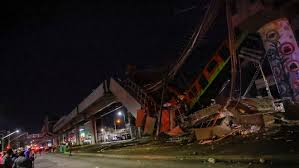 Un puente de la línea 12 del metro de ciudad de méxico en la estación olivos se colapsó. B2kgcxb U Vqm