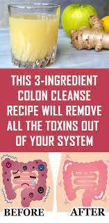 This 3 Ingredient Colon Cleanse Recipe Will Remove All The Toxins Out Of Your System Colon Cleanse Recipe Cleanse Recipes Colon Cleanse Drinks