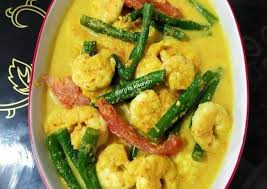 Ikan, kacang panjang gulai tauco bahan: Resep Gulai Udang Kacang Panjang Nikmat