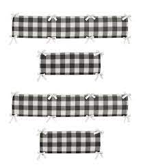 Learn about the risks of crib bumpers and hear from experts about why you should consider these crib bumper alternatives and mesh liners instead. Buffalo Check Black And White Crib Bumper Pad
