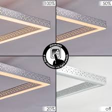 Binor ceiling light LED chrome, 1-light source H3853238 | illumination.co.uk