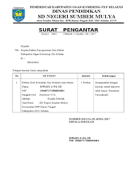 Surat permohonan data ke semua opd perihal penyusunan kebutuhan asn. Contoh Surat Pengantar Kenaikan Pangkat Dari Kepala Sekolah Doc