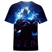 Championship zed is currently available in the riot store for 975 rp but it is very likely to be removed before the start of the next season. Championship Zed Lol 3d Full Printing Unicus Original