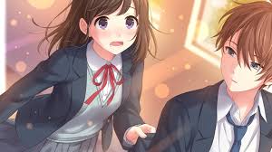 If you see some cute anime couple desktop wallpapers you'd like to use, just click on the image to download to your desktop or mobile devices. Download 1920x1080 Anime Couple Cute Bokeh School School Uniforms Romance Wallpapers For Widescreen Wallpapermaiden