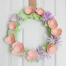 Save your favorites and make them later. Diy Paper Flower Wreath With Cricut Craft Box Girls