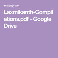 Laxmikanth Compilations Pdf Google Drive Ias Notes Ias Books College Notes