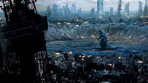 Godzilla Goes Booom Free Wallpaper Backgrounds Godzilla Wallpaper City Wallpaper
