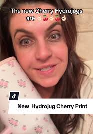 Hydrojug Cherry Print: Cute Water Bottles for Summer