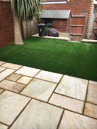 As long as you have the right equipment to first remove the old grass in your yard, you shouldn't have any difficulties installing the turf. 12 Some Of The Coolest Initiatives Of How To Makeover Backyard Landscape Ideas In 2021 Small Patio Garden Artificial Grass Patio Artificial Grass