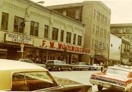 Another Great View Of F W Woolworths And Other Stores Downtown Anderson Looking South On Meridian Street Anderson Indiana Anderson Indiana Indiana Downtown