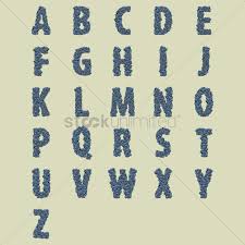 Adding letters to knitting is a great way to make a personal statement on a blanket, swea. Capital Letter Alphabets In Skulls Design Vector Image 1467873 Stockunlimited