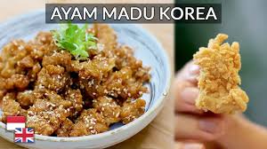 Selain ayam negeri dan ayam jantan, bisa dipakai ayam kampung muda. Krispi Manis Gurih Resep Ayam Goreng Madu Korea Bahan Lokal Kualitas Restoran Youtube