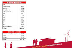 Tableau Surfaces Maison Individuelle Cocosy Plan De Maison Plan Maison Surface Habitable