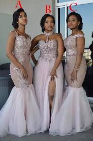 Mixed Style Long Lace Appliques Mermaid Tulle Blush Pink Long Bridesmaid Dresses Uk Ph835 In 2020 Mermaid Bridesmaid Dresses Tulle Bridesmaid Dress Wedding Dresses Lace