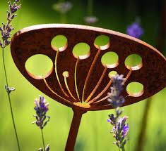 Check out our large metal flowers selection for the very best in unique or custom, handmade pieces from our garden decoration shops. Contemporary Garden Sculptures Garden Art Rusted Metal Garden Sculpture