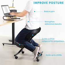 Ergonomic Adjustable Kneeling Chairwhite In 2022 Kneeling Chair Ergonomic Kneeling Chair Old Office
