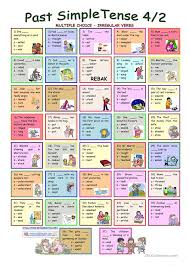 Pasado Tiempo Simple 4 2 Verbos Irregulares Parte 2 Opciones Multiples Clave De Respuestas English Verbs Teaching English Grammar English Lessons