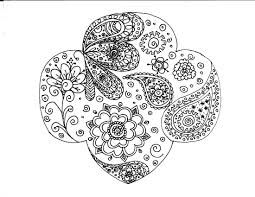 The original illustration of the girl scout cookies coloring pages will appear thanks to your imagination. Girl Scout Trefoil Paisley Coloring Page I Wanted To Have A Troop Tshirt Made But Couldn T Find One Girl Scout Crafts Girl Scout Trefoil Girl Scout Camping