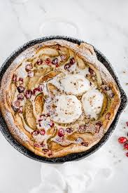 Cranberry Cinnamon Apple Dutch Baby Browned Butter Blondie Recipe Skillet Recipes Dessert Cast Iron Skillet Dessert Recipe Skillet Desserts