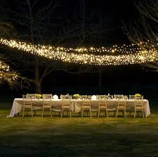 A blush gown, s'mores bar, bonfire, bbq, and a canopy of lights made this beach wedding one of a kind. Top Tips For Planning Fairy Lights At Your Wedding Sparkling Lights