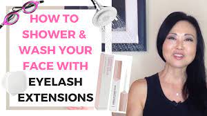 So, how should you care for your eyelashes after extensions? How To Wash Your Face With Eyelash Extensions Shower With Eyelash Extensions