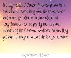 Cancer is a shy, caring those born under it are drawn towards a stable, comfortable, and happy home life. Opposites Attract 3 My Sag Man Sagittarius Zodiac Horoscope Sagittarius And Cancer Cancer Quotes Zodiac Sagittarius Relationship