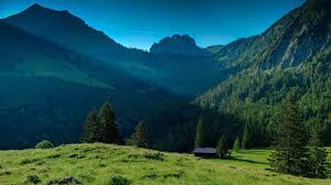 Download Wallpaper 1920x1080 Mountains Grass Nature Landscape Full Hd 1080p Hd Background In 2021 Landscape Wallpaper Mountain Wallpaper House In Nature