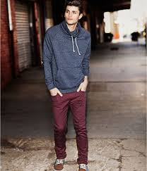 H M Favorite Oscar Spendrup Dons Fall 2012 Styles Burgundy Pants Men Jeans Outfit Men Pants Outfit Men