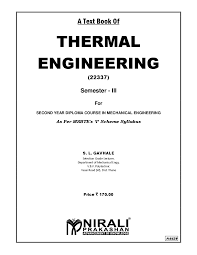 Download Thermal Engineering Book Pdf Online 2020