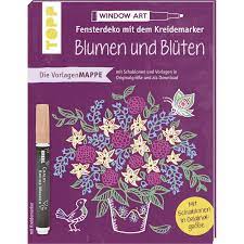Types blumen vorlagen zum ausdrucken erstaunlich. Blumen Und Bluten Fensterdeko Mit Dem Kreidemarker Online Kaufen Kunstlershop Gerstaecker De