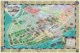 Map Of Downtown Charleston Charleston Historic District Illustrated Map: 9780985653255: Books -  Amazon.ca