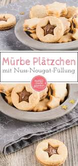 Gefullte Nougat Platzchen Backen Macht Glucklich Rezept Nougat Platzchen Murbeteigplatzchen Backen Macht Glucklich