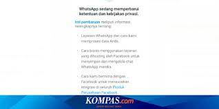Pengguna whatsapp dapat kehilangan akun mereka jika tidak menyetujui syarat dan ketentuan baru yang akan diluncurkan 8 februari 2021. Kebijakan Privasi Baru Whatsapp Berlaku Mulai 8 Februari 2021 Haruskah Pengguna Setuju Halaman All Kompas Com