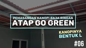 081932898976 atau 081280022867 (whatsapp) pengiriman di atas 50 lembar free ongkir. Pemasangan Kanopi Baja Ringan Atap Go Green Terlengkap Terbaru 2020 Youtube