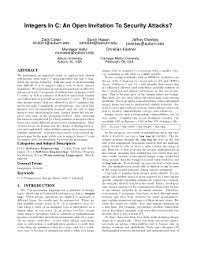 They combine socialization and inquiry practices in order to ask someone inviting is a versatile technique that can be applied to both formal or informal situations. Integers In C An Open Invitation To Security Attacks