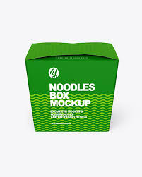 You can create a free account now. Glossy Noodles Box Mockup In Box Mockups On Yellow Images Object Mockups