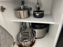 If you have a lip at the bottom of your face framed cabinets that is more than 1/8″ high, you will need to add one step to your installation. Add A Shelf To A Kitchen Cabinet The Diy Life