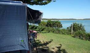 Trail Bay Campground Arakoon National Park Photo Barbara Webster Nsw Government Wilderness Camping National Parks Caravan Park