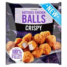 Check spelling or type a new query. Iceland Crispy Battered Chicken Balls 540g Breaded Battered Chicken Iceland Foods